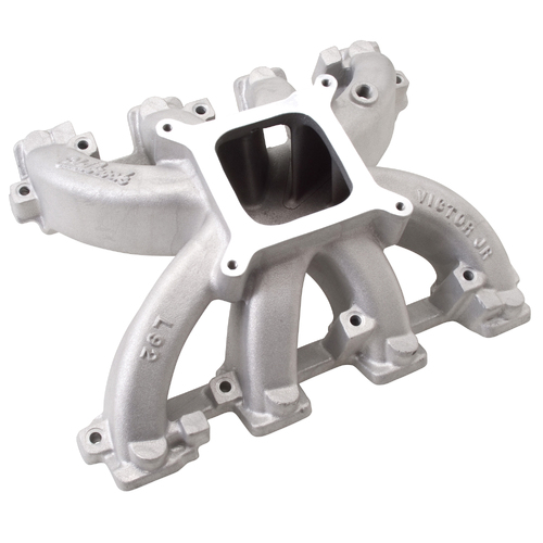 LS3 6.2L Carby Intake Manifold Single Plane Victor Jr Chevy, No EFI provision, 4150 base