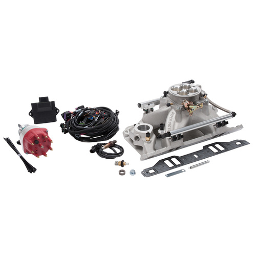 550HP Pro-Flo XT EFI Kit, Full Manifold, Distributor & throttle body Electronic Fuel Injection kit fits Chrysler Small-Block 318, 340, 360 (