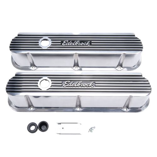 Ford Windsor Valve Rocker Cover with PCV Breather Baffle 1-1/4" diameter hole, Aluminum roller rockes