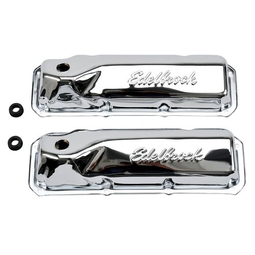 302 351C Chrome Rocker Valve Cover Ford Cleveland Signature Series PCV Breather 1-1/4" diameter hole