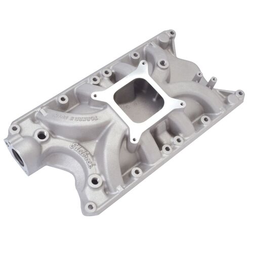 351W Windsor Intake Inlet Manifold Single-Plane, Low Rise Torker II, Torker 2, Satin, Ford 9.5 deck