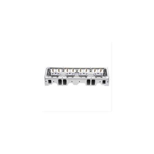 Edelbrock, SBC, Small Block, Chevy, V8, Cylinder Heads, 60947, Angled Plug, Bare, NHRA, 64cc