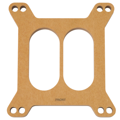 1/2" Divided Spacer, adapter, Carb adapter, Carburetor adapter, standard flange, square-bore. 4-barrel, 4150