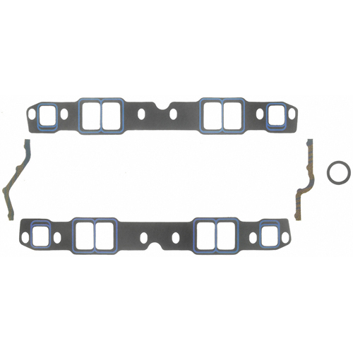 CHEVY SBC 350 Intake Manifold Gaskets TRIM TO FIT, CUT TO SIZE, 1.250-1.900 X 1.400-2.300 Small Block Chevy Kit