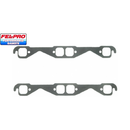 SBC EXHAUST HEADER MANIFOLD GASKET SQUARE PORT SMALL BLOCK CHEVY 350 400
