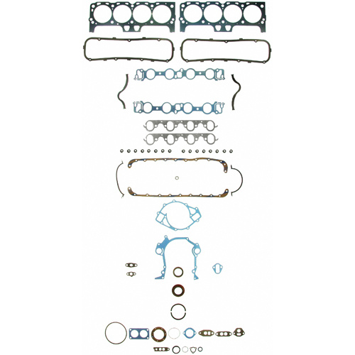 FORD 429 460 Big Block Full Engine Gasket Kit Set - suits 1969-84, 429-460. With PermaTorque Head Gaskets & Premium Valve Seals