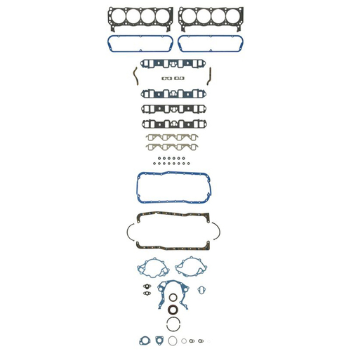 WIndsor 2 Piece Rear Seal Full Gasket Set Kit SBF 289 302W 1962-1983 5.0L 4.7L SMALL BLOCK FORD