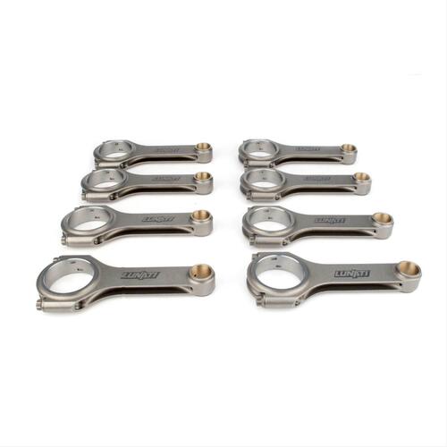 6.000" LJ 4340 H-BEAM CONRODS, VOODOO 12 Point ARP 2000 ROD BOLTS SBC Chevy 350 Small Block,
