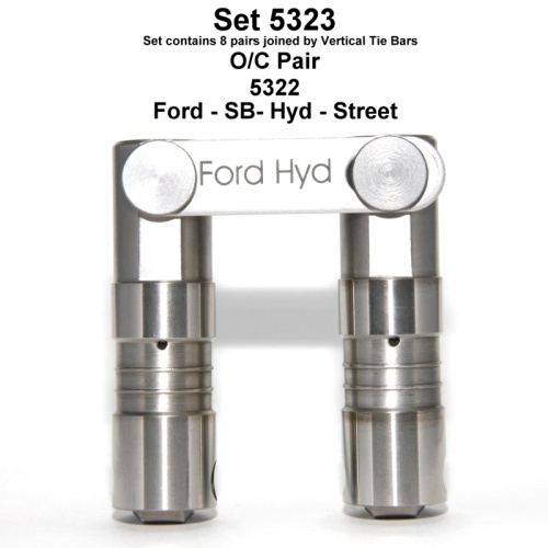 FORD SBF WINDSOR CLEVELAND 351C 302W HYDRUALIC STREET ROLLER TIE BAR ROLLER LIFTERS RETRO-FIT