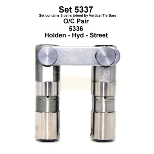 HOLDEN V8 253 304 308 355 5.0L HYDRAULIC ROLLER LIFTERS STREET 0.842 TIE BAR RED BLUE BLACK 