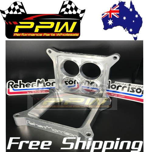 Carby Carb Spacer Anti Reversion KIT 4150 Reher Morrison CNC Billet Holley