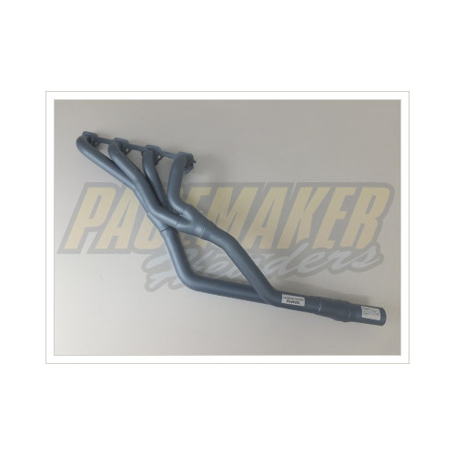 1 3/4" Ford 302 Windsor Headers, "Spread Port" TRI-Y, V8 OEM & GT40P Heads, XR-XF Falcon 02 Bungs, Blue Finish Tuned length, Extractors 