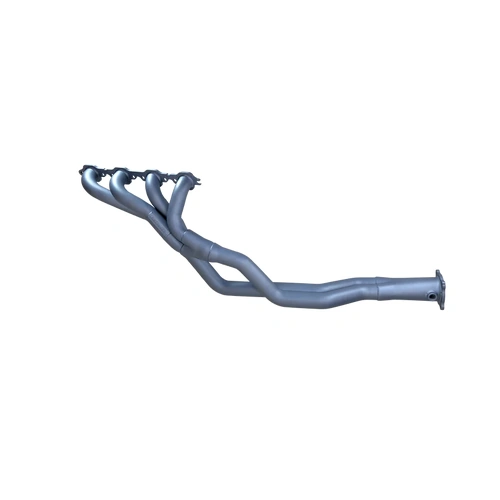 1 3/4" Ford 302 Windsor Headers, "Spread Port" TRI-Y, Dual Bolt Exhaust Heads, XR-XF Falcon 02 Bungs, Blue Finish Tuned length, Extractors 