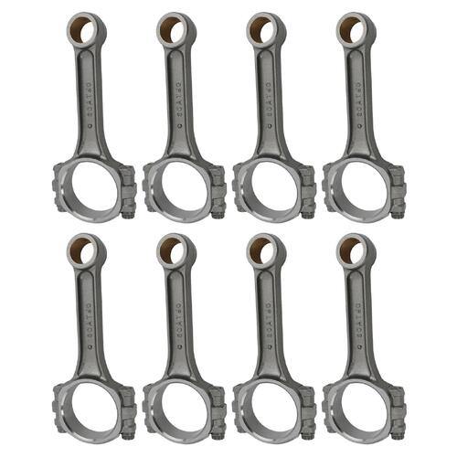 6.000" Pro Stock I-Beam Conrods 4340, 3/8 ARP 8740 Bolts. SBC Small Block Chevy 350 LJ Connecting Rods, Bushed 26000