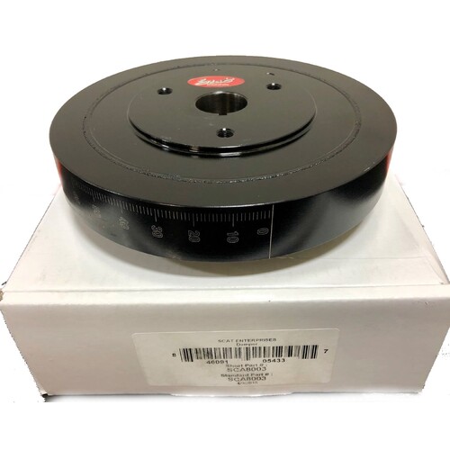 8.000" Small Block Chevy 400 V8 EXTERNAL Balance Harmonic Dampener Balancer.  SBC