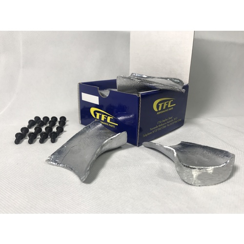 TFC FORD 351C CLEVELAND 4V INTAKE INLET PORT FILLERS 3V TOUNGS KIT - INC FASTENERS MAKE A 3V PORT