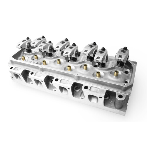 SCM 4V Cylinder heads - PLATINUM Shaft Mount Roller Rockers 1.73 Ratio Ford, 351C, Cleveland 